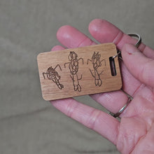 Load and play video in Gallery viewer, Custom Keychain