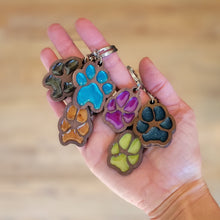Load image into Gallery viewer, Paw Print Keychain