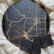 Load image into Gallery viewer, Memory Map Tray & Coaster Set