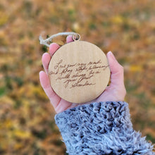 Load image into Gallery viewer, Handwriting Ornament