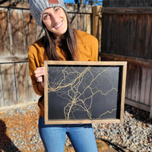 Load image into Gallery viewer, Long Rectangle Memory Map Wall Hanging