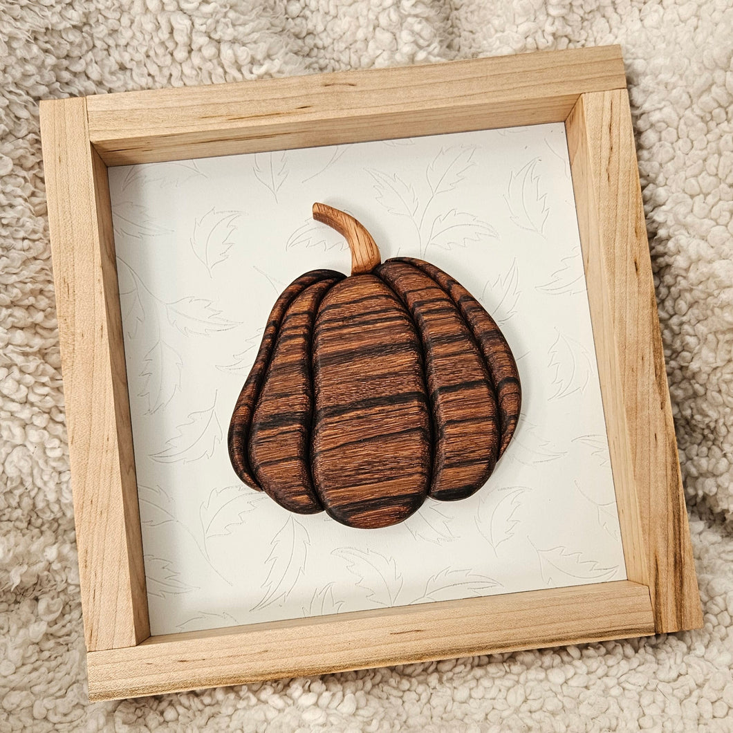 Round Zebrawood Pumpkin