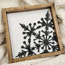 Load image into Gallery viewer, Large Black Snowflake
