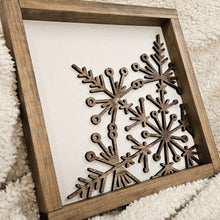 Load image into Gallery viewer, Large Walnut Snowflake
