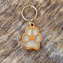 Load image into Gallery viewer, Paw Print Keychain
