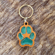 Load image into Gallery viewer, Paw Print Keychain
