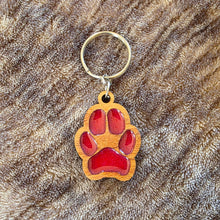 Load image into Gallery viewer, Paw Print Keychain
