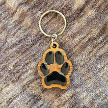 Load image into Gallery viewer, Paw Print Keychain
