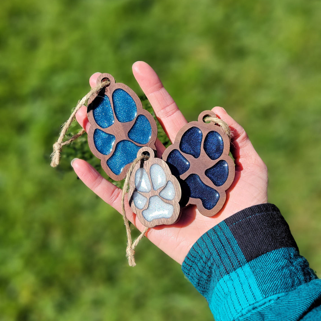 Paw Print Ornament