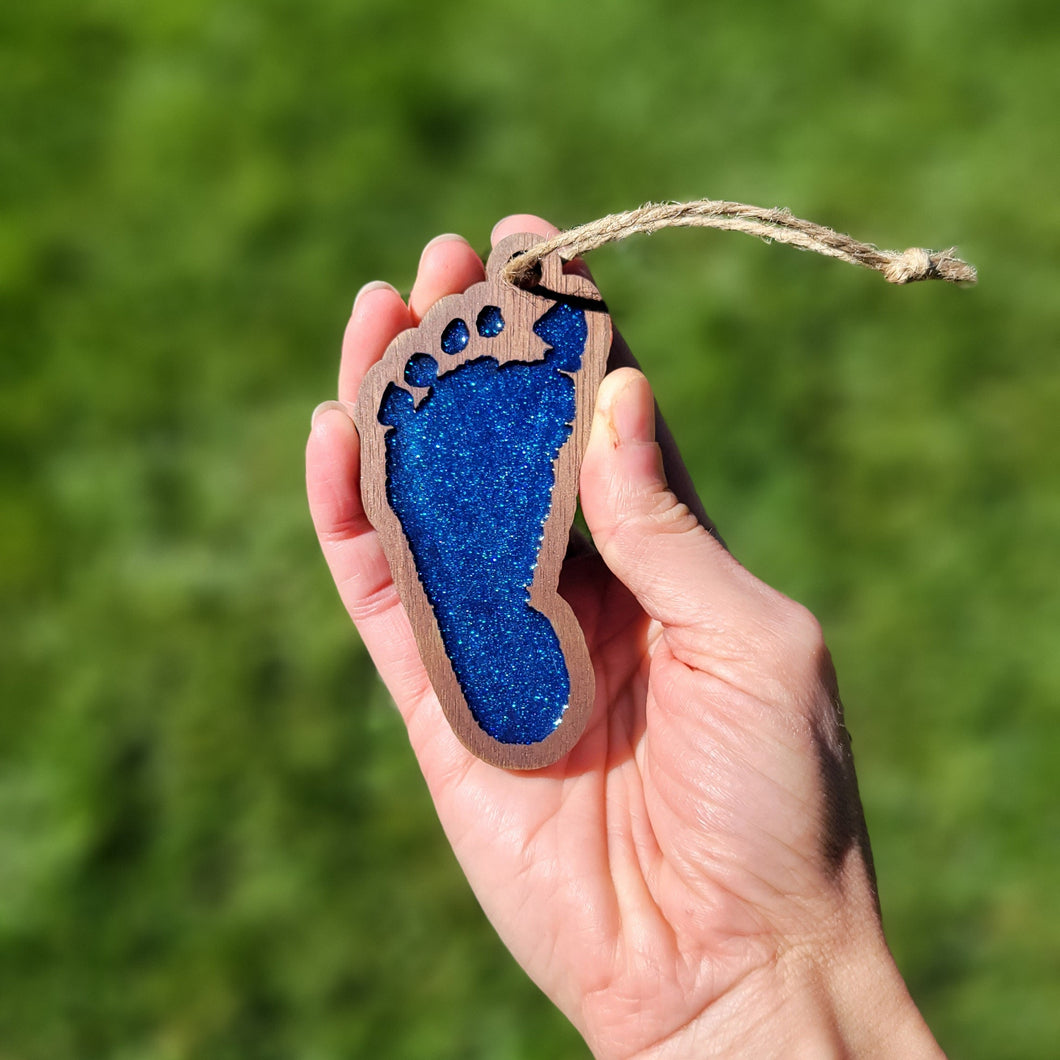 Foot Print Ornament