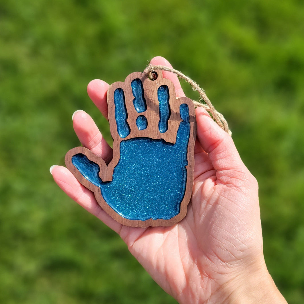 Hand Print Ornament