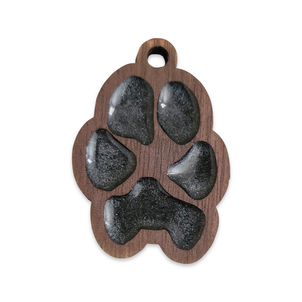 Paw Print Keychain